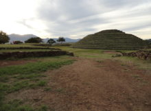 a circular pyramid at Guachimontones