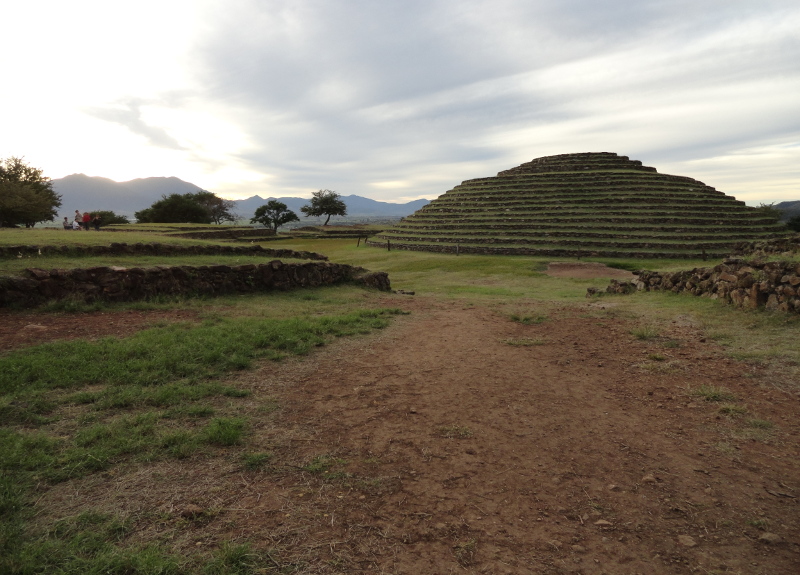 a circular pyramid at Guachimontones