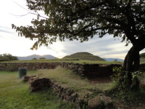 Guachimontones circular pyramid