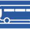 bus in blue