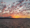 Sunset over Gulf of Nicoya from ferry