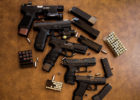 handguns and ammo